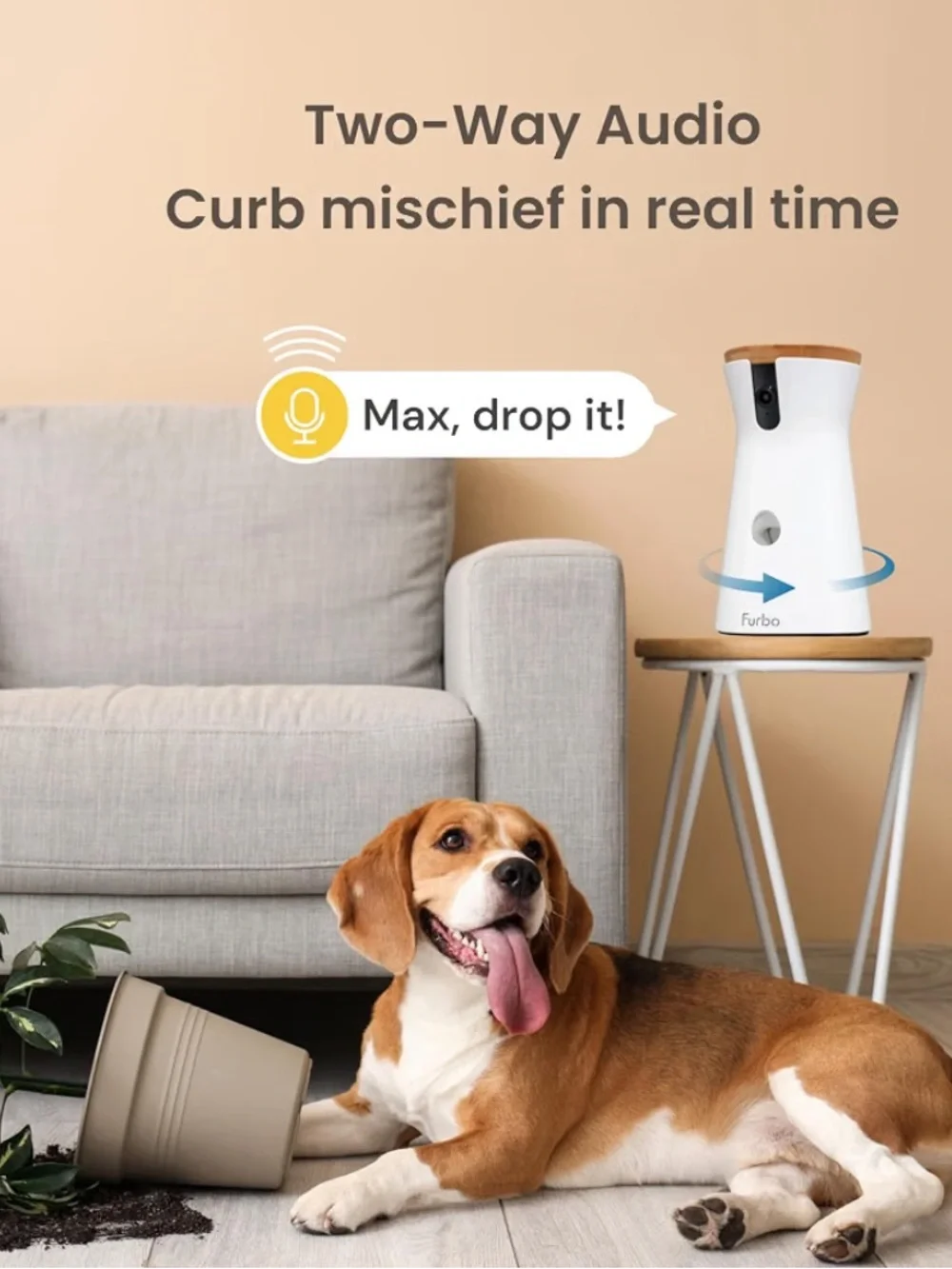 FURBO, 360 Rotating View, Treat Toss, Etc. + 320 Canine Waste Bags